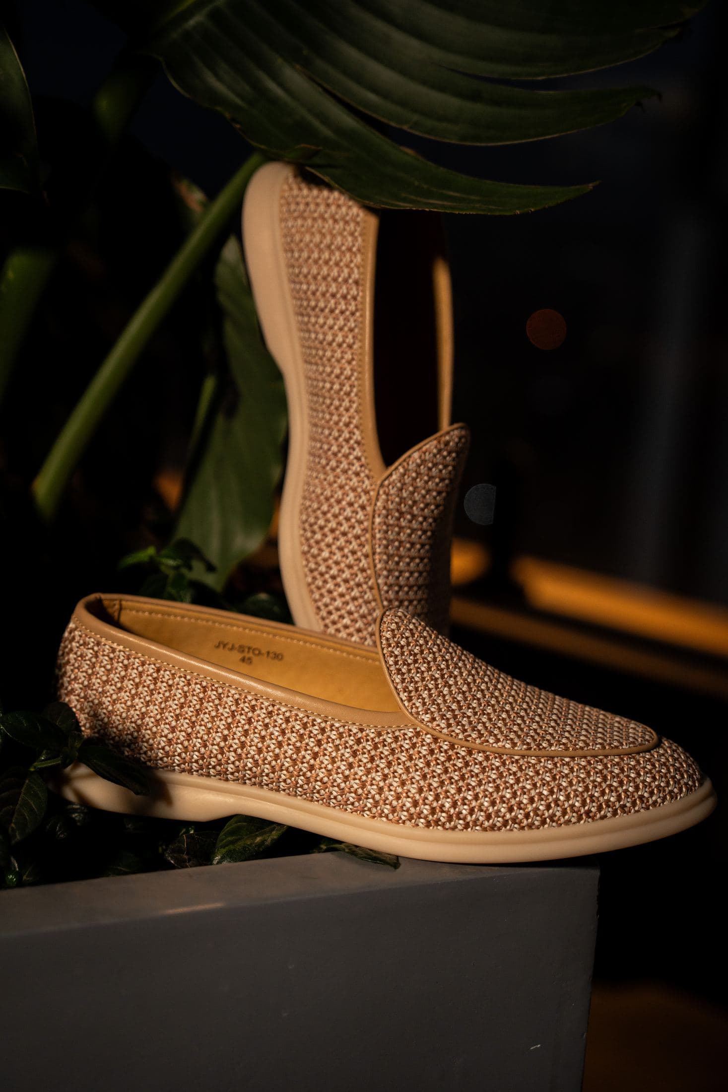 The Escape · Woven — woven slip-on loafer